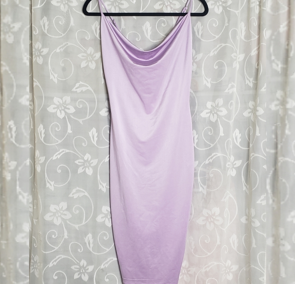 Iris Medium Metallic Lilac Dress